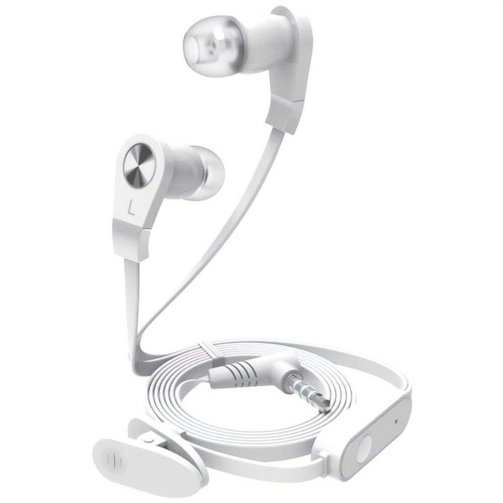 Į ausis įkišamos ausinės su mikrofonu Media-Tech Magicsound DS-2 MT3556W, baltos