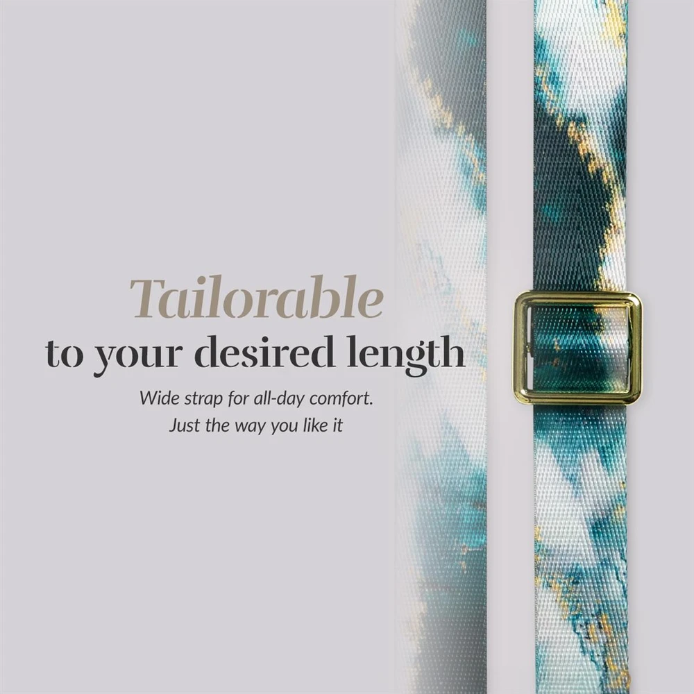 MIO Lanyard strap Žalias Marble