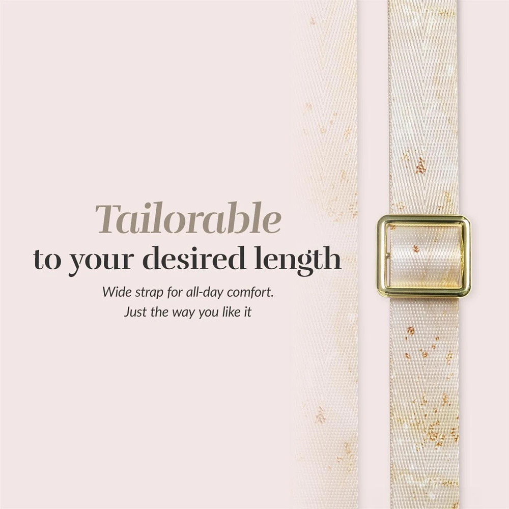 Dėklas MIO Lanyard strap Gold Marble