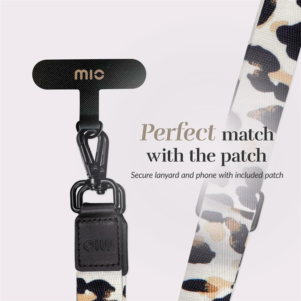 Dėklas MIO Lanyard strap Leopard