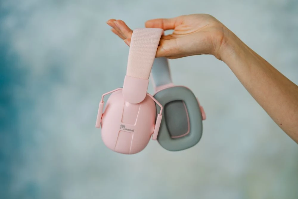 Ausinės - Momini Milo Triukšmo Sumažinimo Ausinės, NRR 18 dB, Rožinė