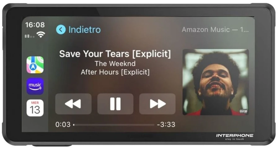Interphone Sync55 – aktyvus muzikos atkūrimo meniu