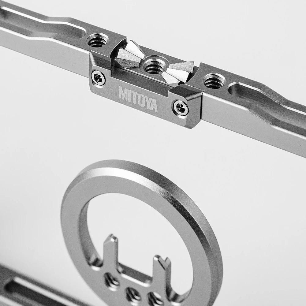 Ausinės null Mobiliojo Telefono Priedas - ULANZI Metalinė rėmą išmaniesiems telefonams, Reguliuojamas Plotis, Aliuminio Rėmas, Juoda