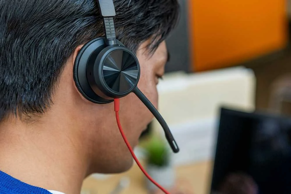Hewlett Packard (HP) HP Poly Blackwire 8225 stereofoninis Microsoft Teams sertifikuotas USB-C Ausinės +USB-C/A adapteris