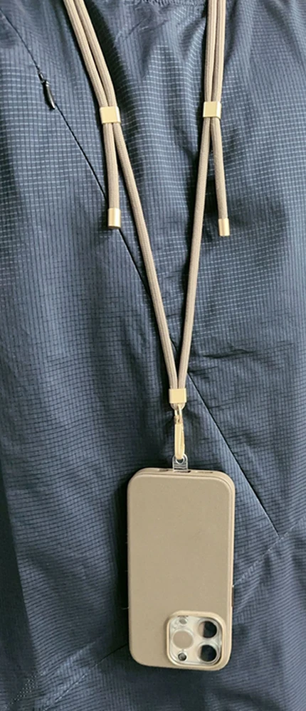 Dėklas Machino Crossbody strap MC-LG03 BEIGE
