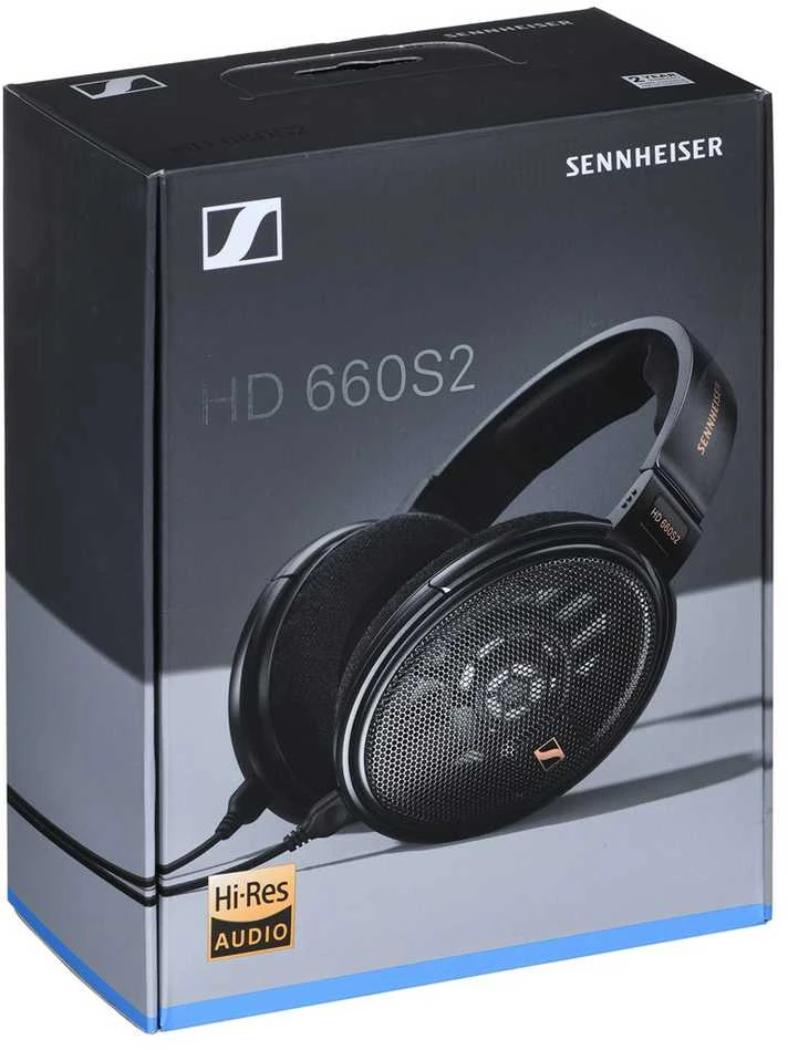 Sennheiser HD660S2 audiofilinės ausinės, Juodos