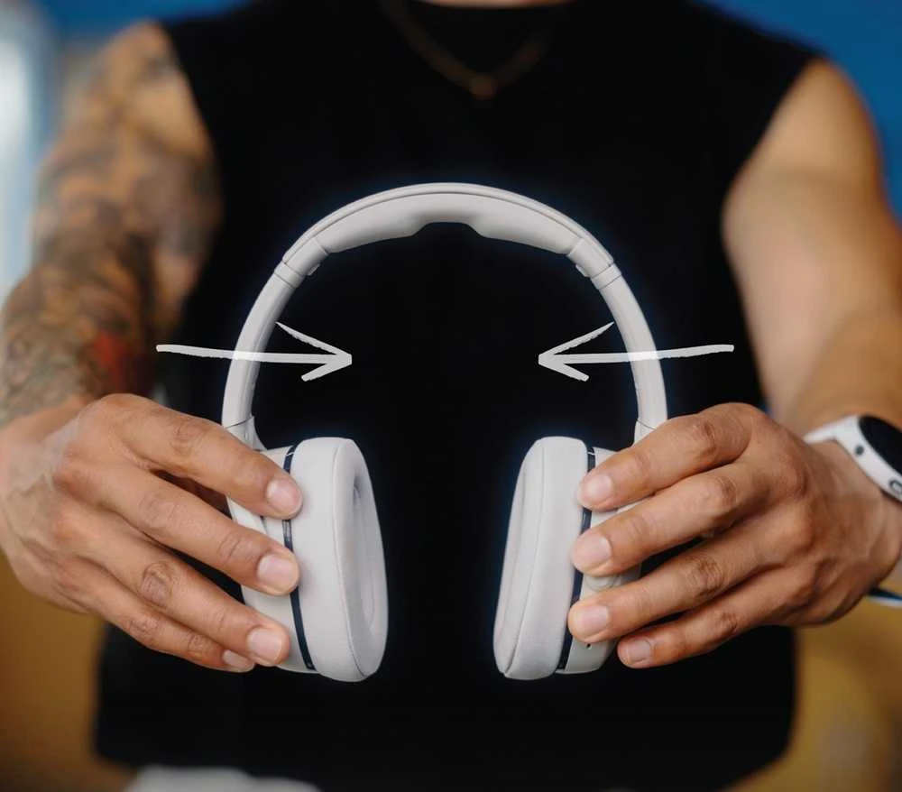 Ausinės „Skullcandy Crusher 540 Active Concrete“ pilka
