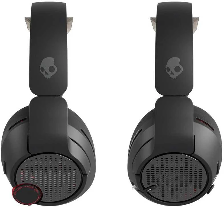Skullcandy Crusher PLYR 720 Bluetooth Belaidės Over-ear Ausinės with Mic, BT 5.3, skirta PS5, Nintendo Switch, Juodas EU (S6PCW-T963)