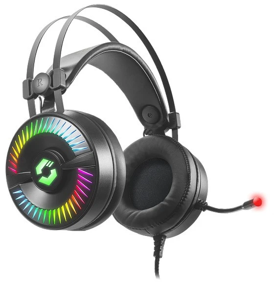 Ausinės - Speedlink Quyre RGB 7.1 SL-860006-BK Juodos