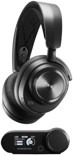 Žaidimų ausinės su mikrofonu SteelSeries Arctis Nova Pro Wireless P