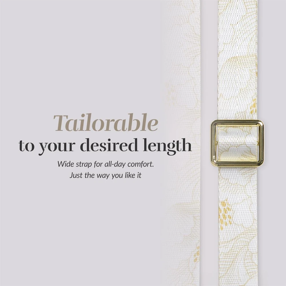 MIO Lanyard strap Baltas Roses