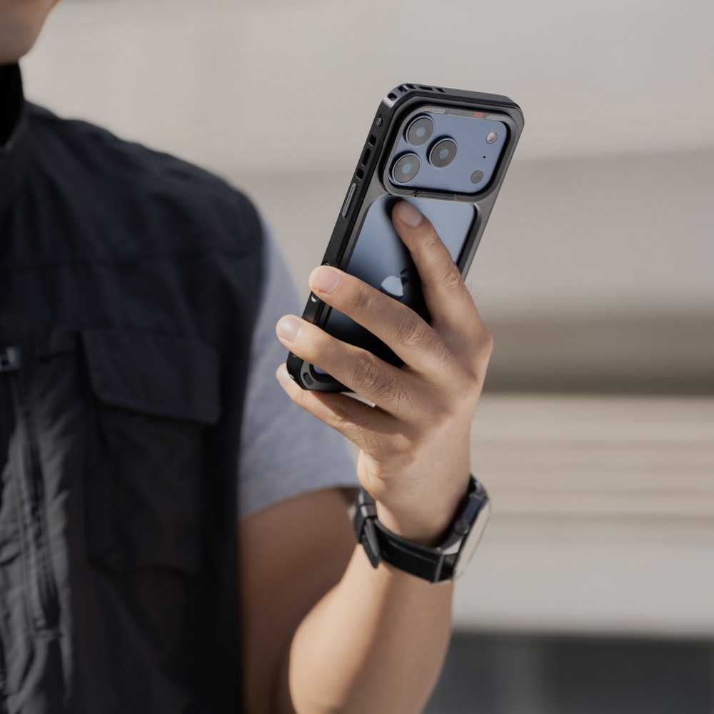Telefono narvas - PGYTECH ProShot Phone Cage (iPhone 17 Pro Max, aliuminis, lengvas)
