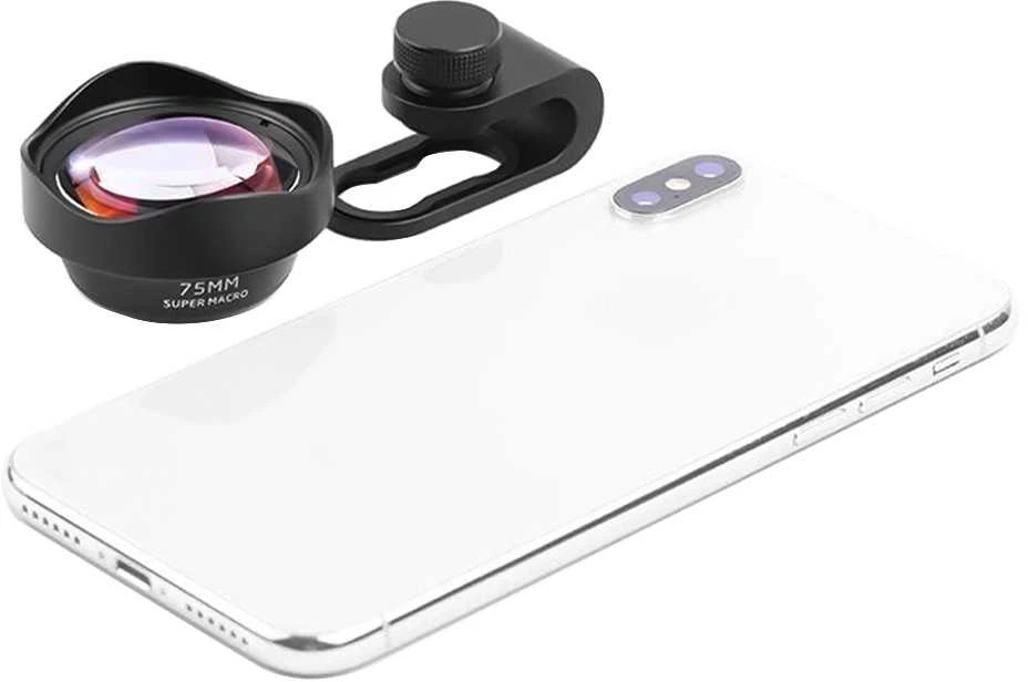 Telefono Objektyvas - Ulanzi 75mm 10x Makro Objektyvas išmaniesiems telefonams, aliuminis