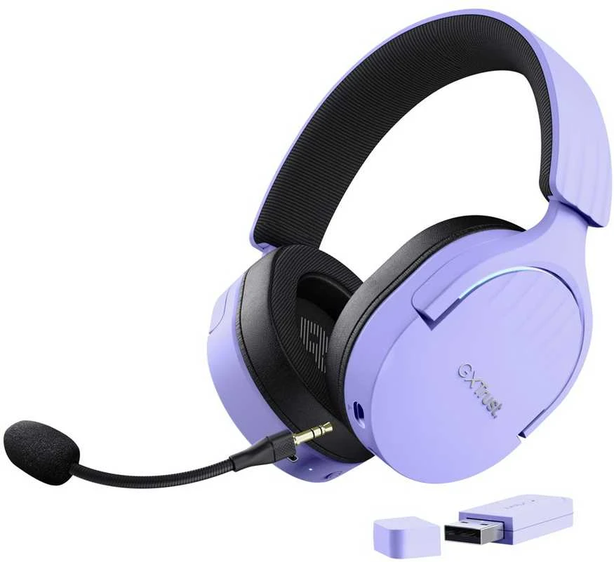 Trust GXT491P Fayzo Belaidės Ausinės Violetinė