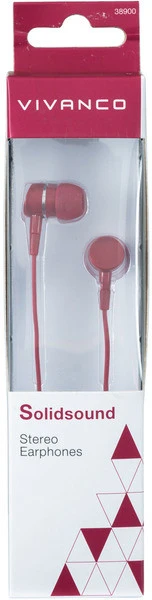 Ausinės - Vivanco Solidsound 38904 Raudona