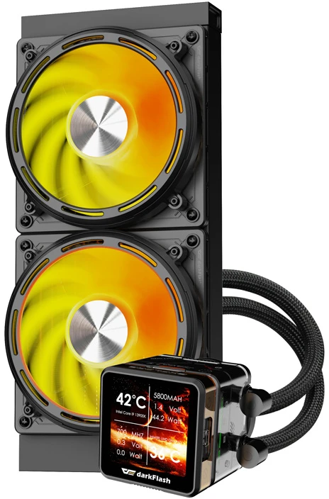 darkflash CPU water cooling DE240 (juodas)
