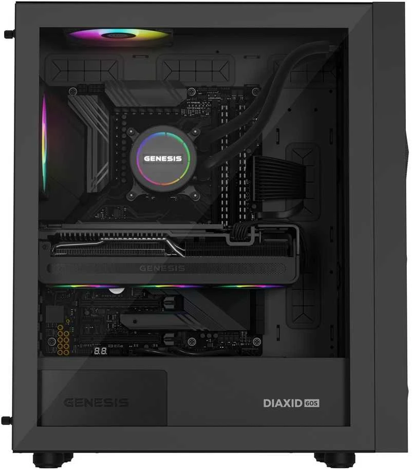 Genesis Hydria 360 ARGB juoda
