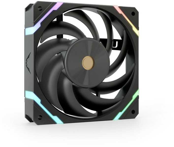 Aušintuvo Ventiliatorius - Valkyrie X12 ARGB 800-2150 RPM 80 CFM Juodas