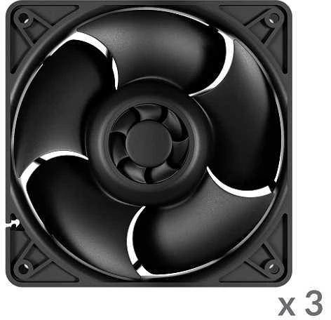 ARCTIC S12038-4K serverio ventiliatoriai, 4-pin, 40mm, 3 vnt.