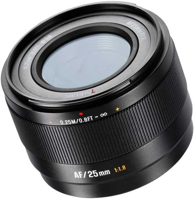 Autofokusinis objektyvas - 7Artisans AF 25mm F1.8 Autofocus Objektyvas Sony E APS-C Juodas