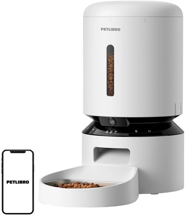 Petlibro Granary pašarų dozatorius su kamera, 5 l (baltas)