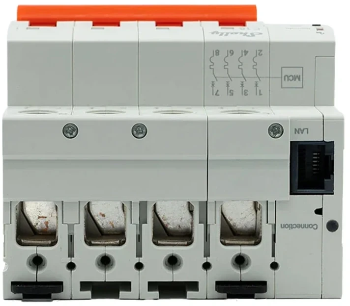Automatinis jungiklis - Shelly Pro 4CB C10 10 A 4 polių