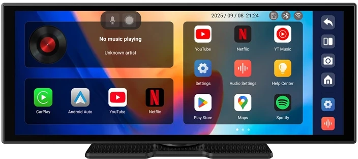 Monitorius automobilinis OTTOCAST OTTOAIBOX N95C + Kamera tylna