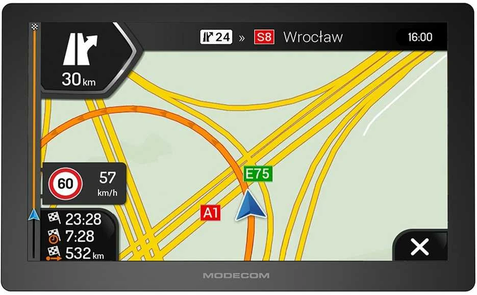 MODECOM FreeWAY CX 9.0 AUTOMOBILIO NAVIGACIJA + iGO Navigation Truck (1 metų atnaujinimas)