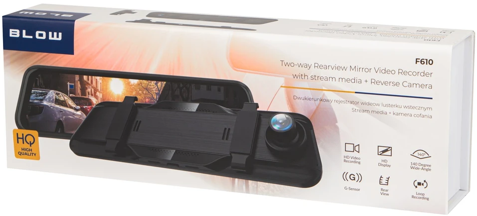 BLACKBOX DVR F610 BLOW vaizdo registratorius Mirror