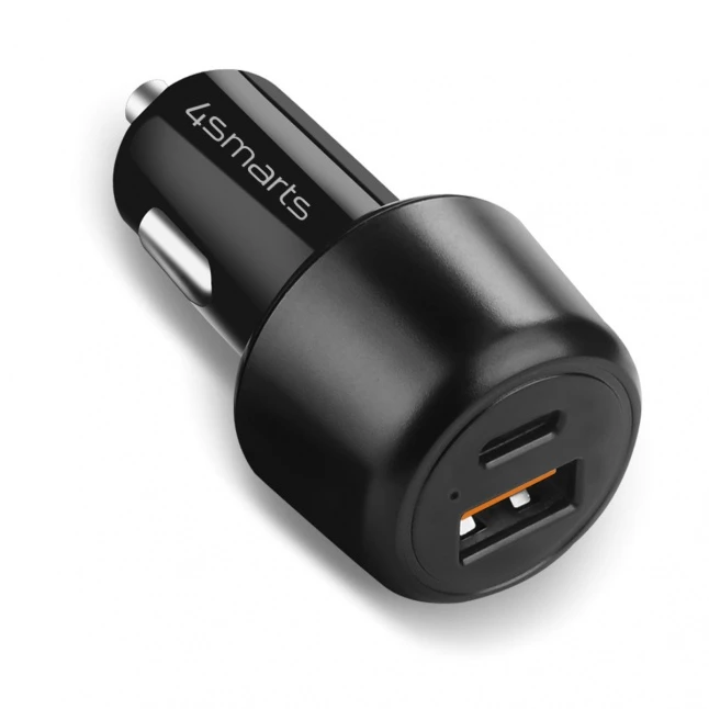 4Smarts automobilinis kroviklis VoltRoad Ultimate 83W su PD ir QC juodas