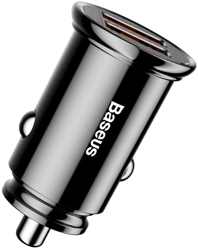Baseus Circular automobilinis įkroviklis PD QC4.0 + 5A 30W - Juodas