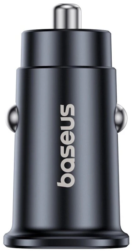 Baseus Automobilinis įkroviklis GoTrip 30W 12-24V USB-A + USB-C QC PD, juodas