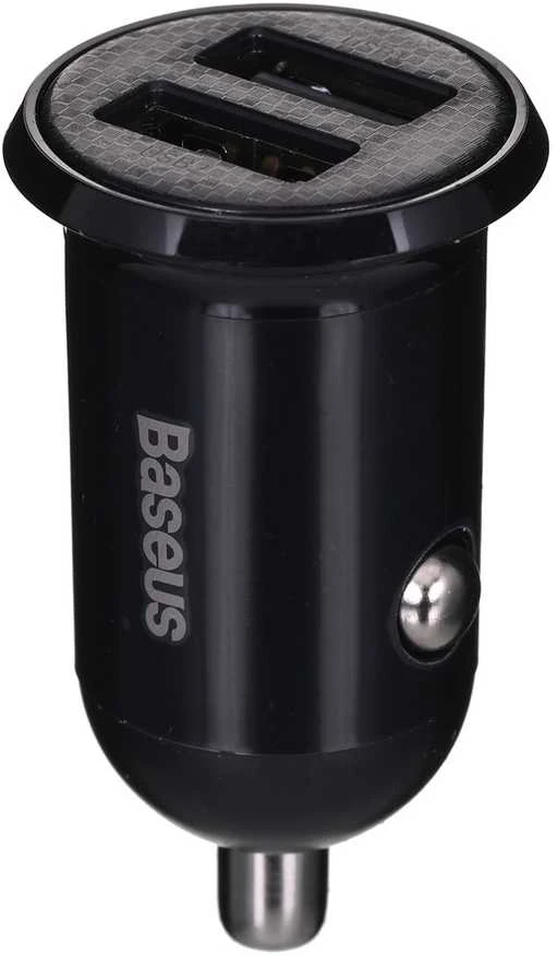 Automobilinis įkroviklis Baseus Grain Pro 2x USB 4.8A - Juodas
