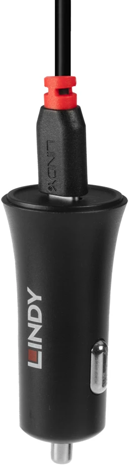 Automobilinis įkroviklis - LINDY 27W USB Type C PD automobilinis įkroviklis 12-24V DC