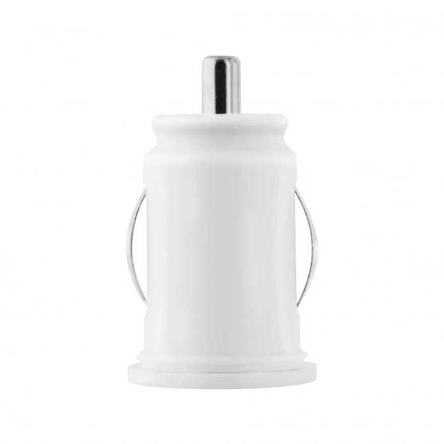 TOTI Dual USB Car Charger with micro usb cable 1m 2.1 A, Baltas