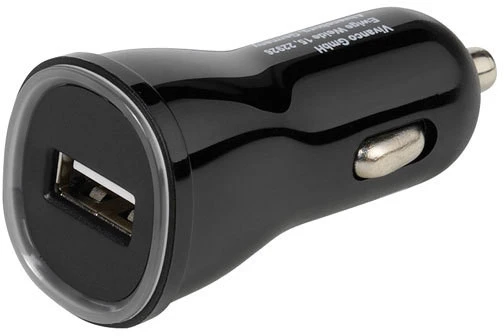 Automobilinis Įkroviklis - Vivanco 36256 USB 2,1 A Juodas