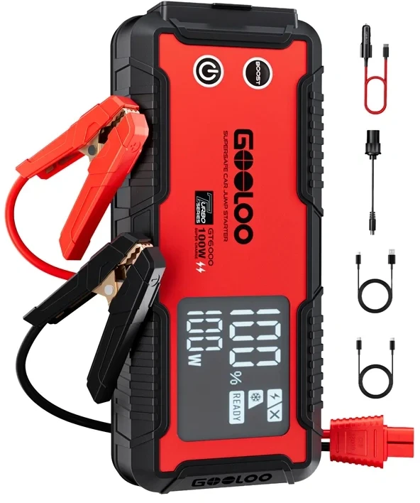 GOOLOO GT6000 99,9 Wh užvedimo baterijų užvedimo įrenginys