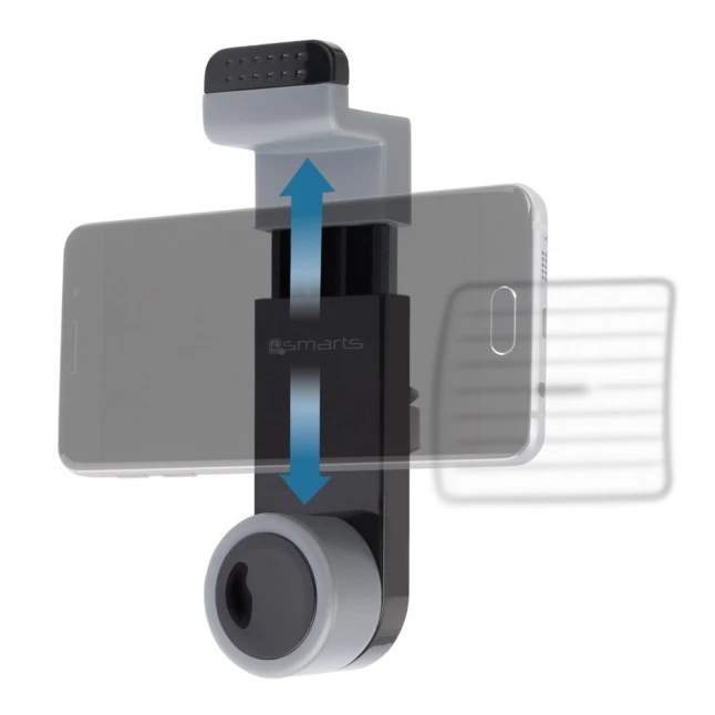 4Smarts Car Holder SnapClip (airvent), juodas
