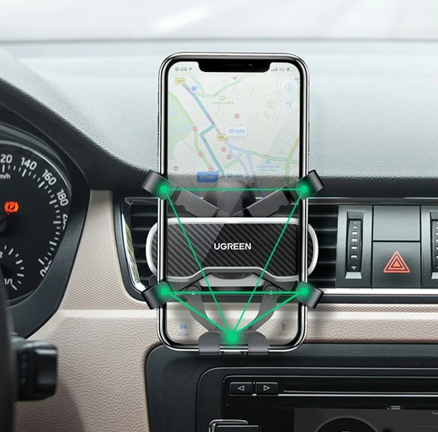 Automobilinis telefono laikiklis - UGREEN automobilinis telefono laikiklis prie ventiliacijos angos juodas