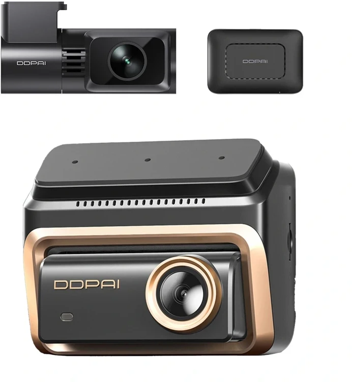 Automobilio kamera - DDPAI Z90 Master Dual 4K Sony STARVIS 2 3 colių ekranas