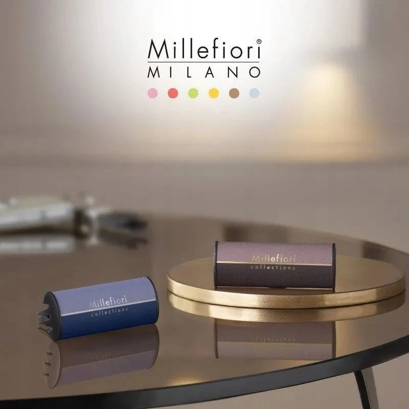 Automobilio Oro Gaiviklio Papildymas - Millefiori Baltas Musk Automobilio Kvapo Papildymas, 1 Vnt.