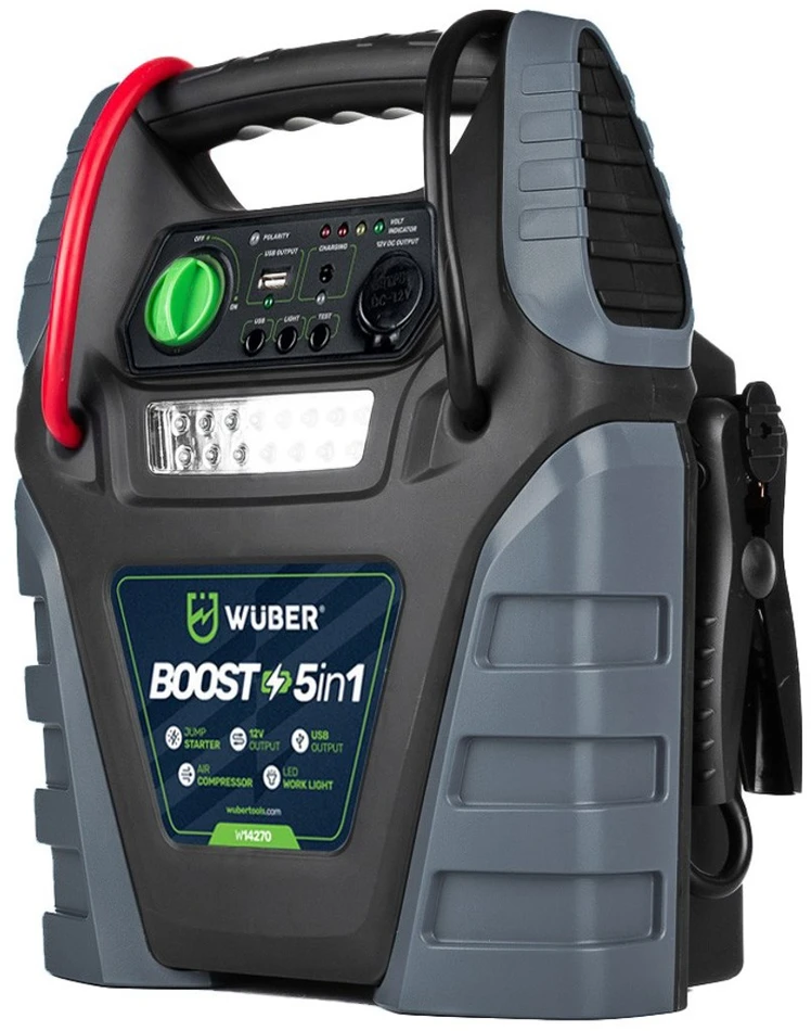 5-in-1 booster compressor with jump starter W14270 WUBER