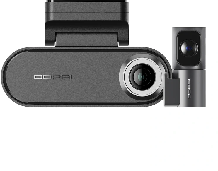 DDPAI N5 Dual 4K 2160p + 1080p AI GPS Wi-Fi vaizdo registratorius su galinio vaizdo kamera