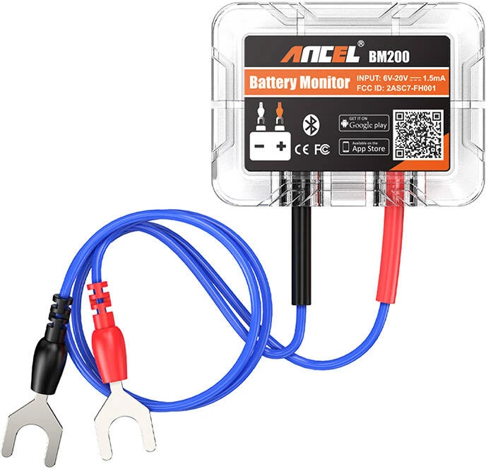 „Bluetooth“ akumuliatoriaus testeris Ancel BM200