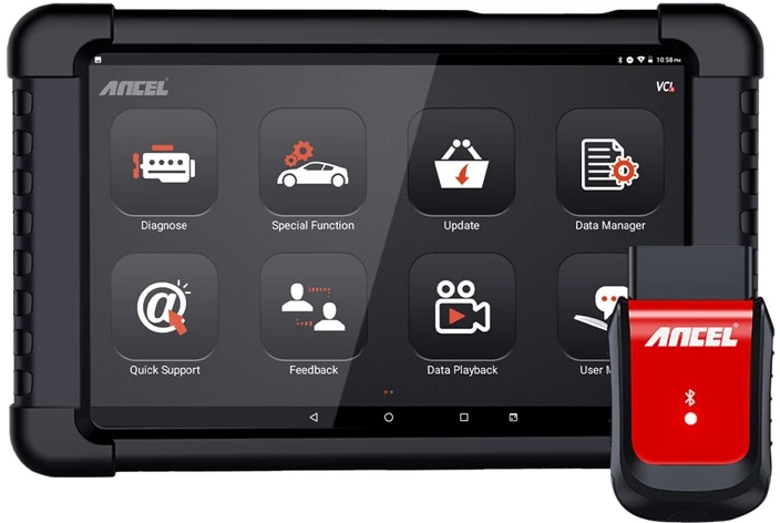Ancel X6 diagnostikos planšetė su Bluetooth adapteriu