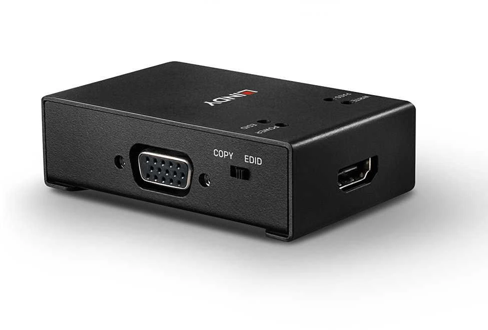 AV Įrašymo Įrenginys - LINDY HDMI VGA DVI EDID Įrašymo ir Klonavimo Įrenginys, 3840x2160@60Hz, 18Gbps, Juodas