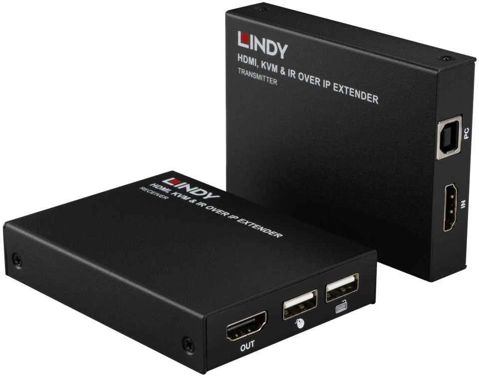 Lindy HDMI KVM signalo siųstuvas ir imtuvas