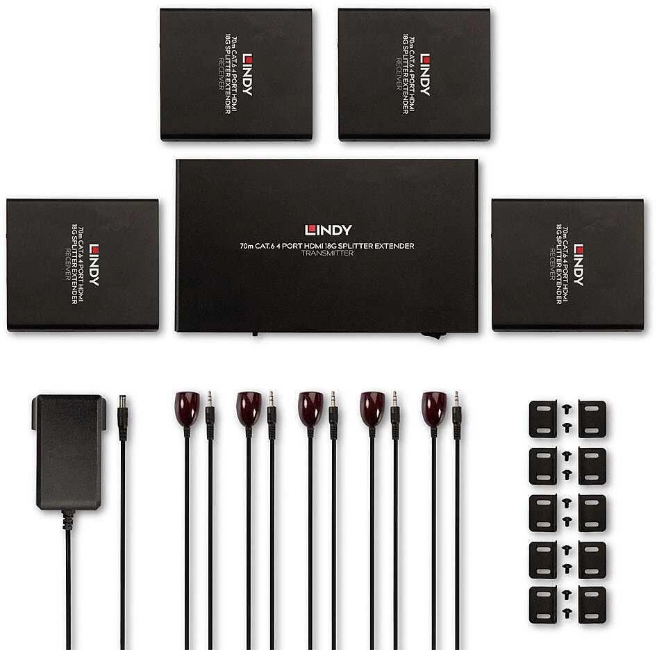 Lindy HDMI 4K60, Cat.6, 70m