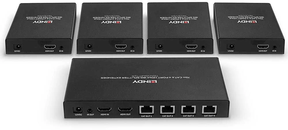Lindy HDMI 4K60, Cat.6, 70m