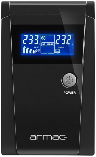 ARMAC O/850E/LCD Armac UPS OFFICE Line-Interactive 850E LCD 2x 230V PL OUT, USB